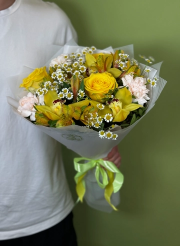 Букет &laquo;Луговая арфа&raquo; от интернет-магазина цветов в 