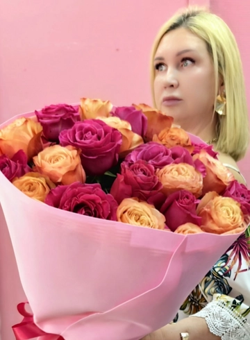 Монобукет роз от интернет-магазина цветов в 