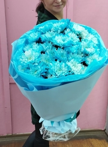 7 кустовых хризантем  от интернет-магазина цветов в 